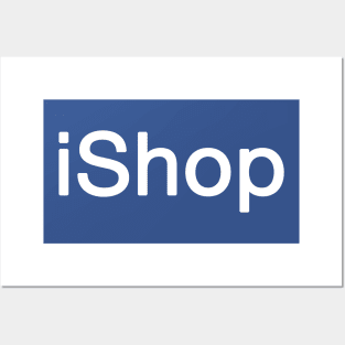 iShop funny tech design Posters and Art